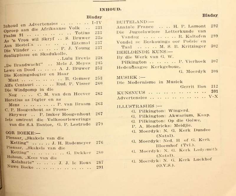 DIE NUWE BRANDWAG - DEEL I. NO. IV - NOVEMBER 1929