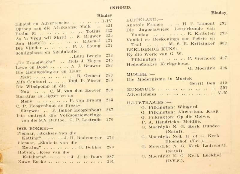 DIE NUWE BRANDWAG - DEEL I. NO. IV - NOVEMBER 1929