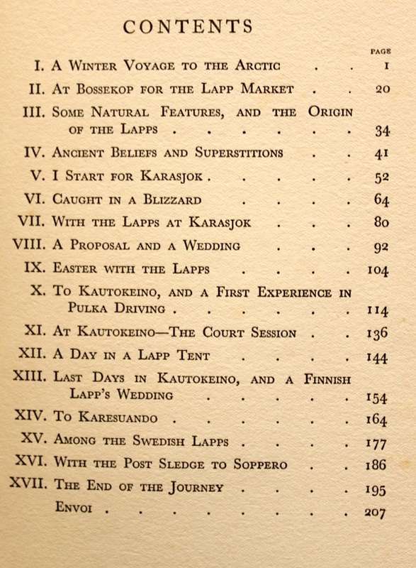 ACROSS LAPLAND with Sledge and Reindeer (1932) by Olive Murray Chapman - SIGNED & INSCRIBED
