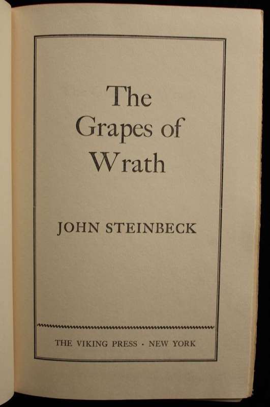 THE GRAPES OF WRATH - JOHN STEINBECK