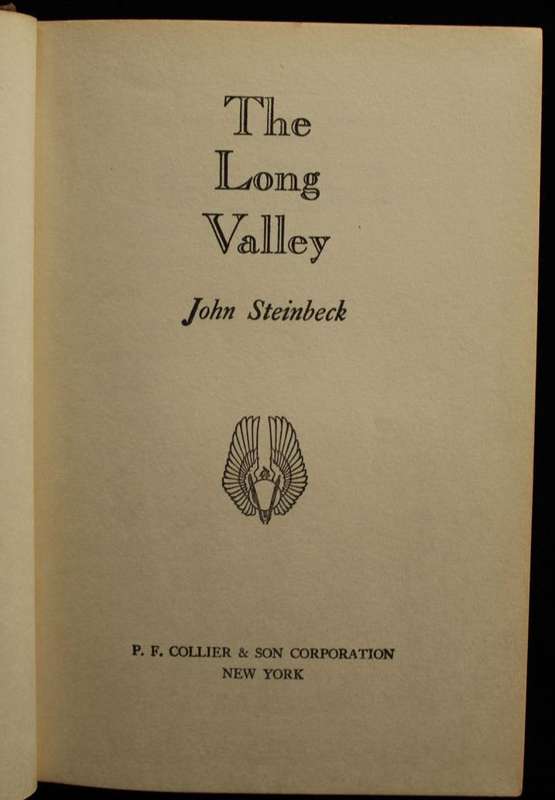 THE LONG VALLEY - JOHN STEINBECK