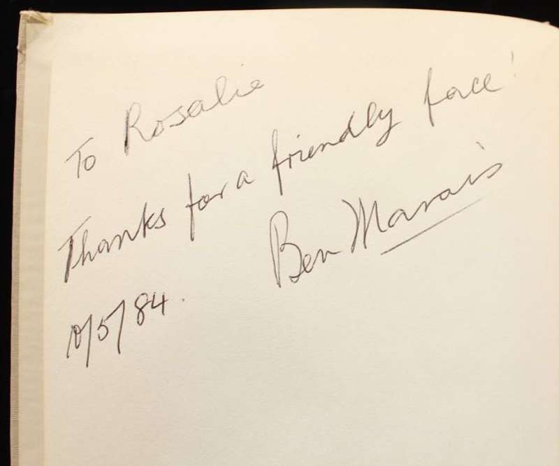 NEW FACES OF AFRICA - ESSAYS IN HONOUR OF BEN MARAIS (1984) - INSCRIBED BY BEN MARAIS