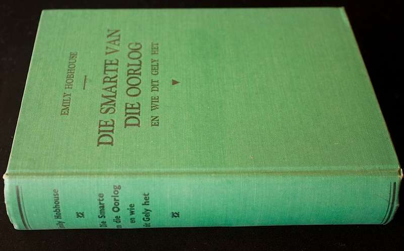 DIE SMARTE VAN DIE OORLOG - EMILY HOBHOUSE (1941) - met original dust jacket