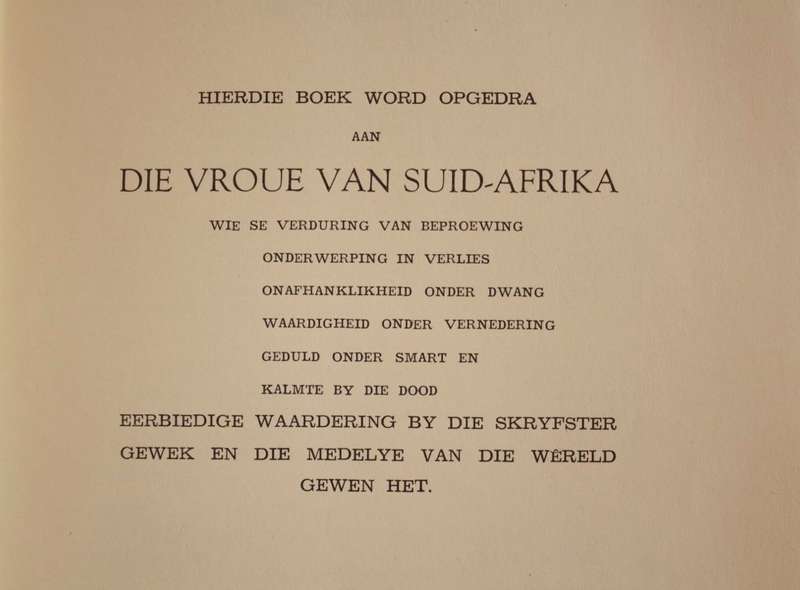 DIE SMARTE VAN DIE OORLOG - EMILY HOBHOUSE (1941) - met original dust jacket