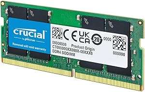 Crucial 32GB DDR4 3200MHz SoDIMM Memory - No Reserve!