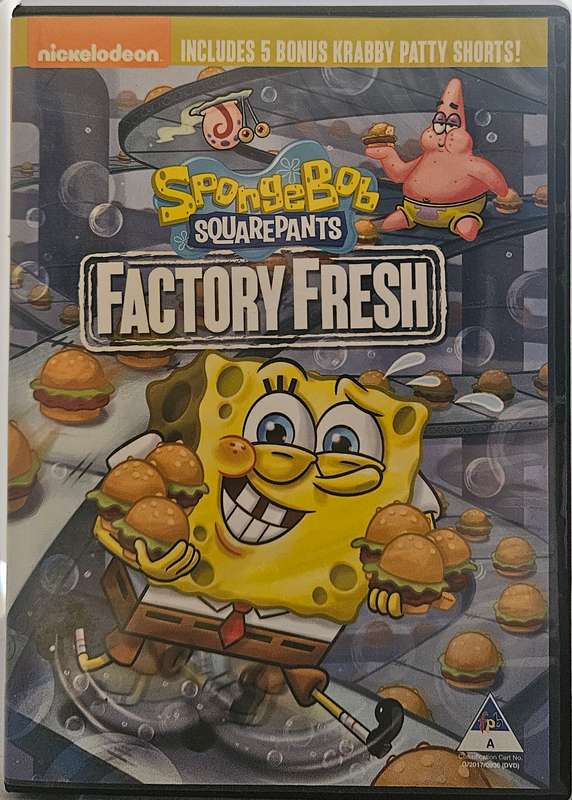SpongeBob SquarePants Factory Fresh  DVD  (211)