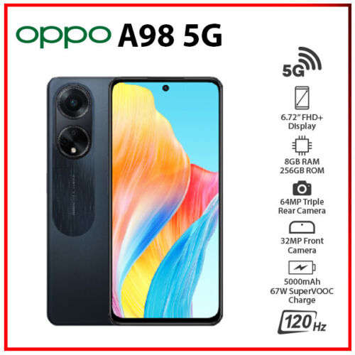 Oppo A98 5G dual SIM 256GB storage 8GB RAM