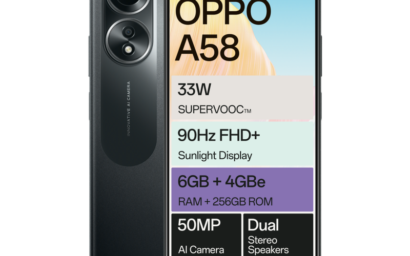 LOOK AT THIS OPPO A58 128GB DUAL SIM BRAND NEW