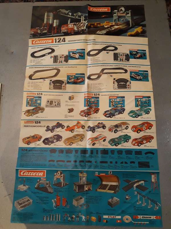 RARE VINTAGE Carrera Slot Car Pamphlets - Auction #6