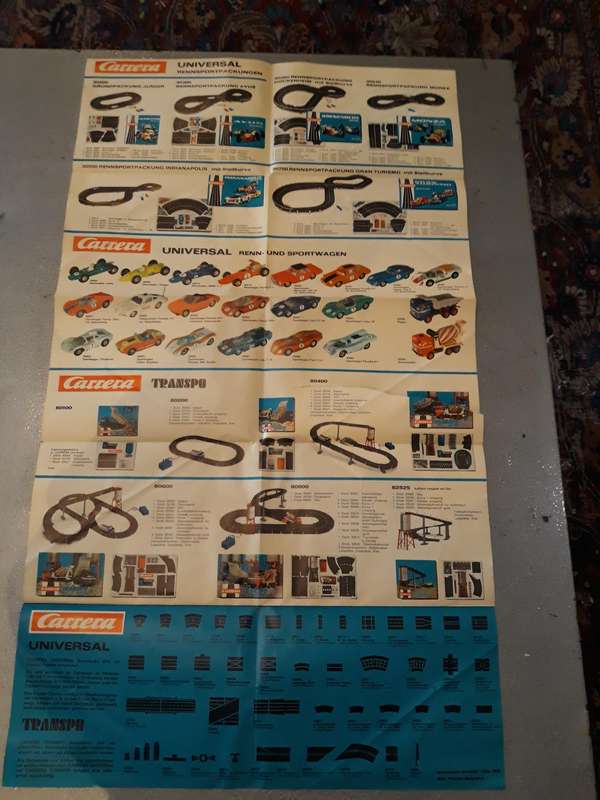 RARE VINTAGE Carrera Slot Car Pamphlets - Auction #6