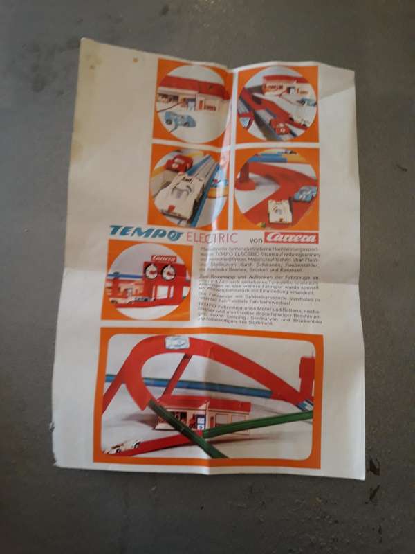 RARE VINTAGE Carrera Slot Car Pamphlets - Auction #6