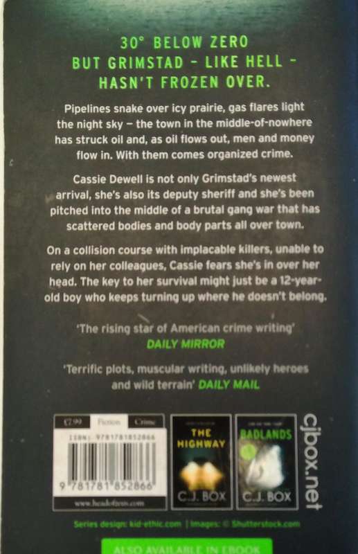 C.J. BOX - BADLANDS - 2015 -SMALL PAPERBACK