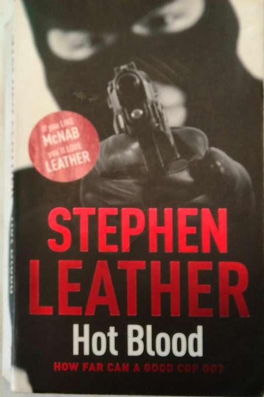 STEPHEN LEATHER - HOT BLOOD WITH SPIDER SHEPHERD (2007) SMALL PAPERBACK