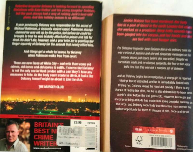 MARK PEARSON - 2 TITLES: HARD EVIDENCE (2008) & MURDER CLUB (2011)- 2 SMALL PAPERBACKS