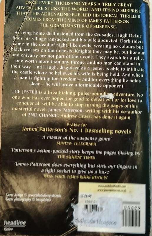 JAMES PATTERSON & ANDREW GROSS-THE JESTER-2003-SMALL PAPERBACK