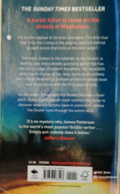 JAMES PATTERSON & HOWARD ROUGHAN-MURDER GAMES 2017 SMALL PAPERBACK