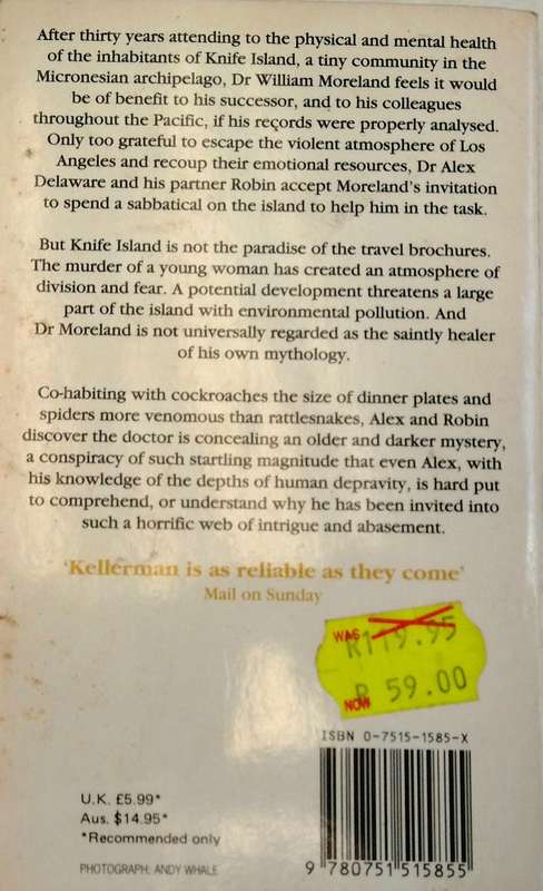 JONATHAN KELLERMAN-THE WEB-(1996)- SMALL PAPERBACK