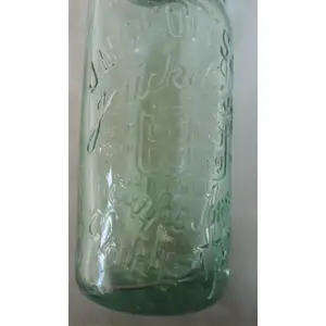 VINTAGE J. NICKOLES & Co. CODD BOTTLE WITH MARBLE MADE IN CAPE TOWN