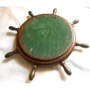 WINCHESTER UNION CASTLE SOUVENIR WHEELHOUSE SHAPED DRINKS COASTER