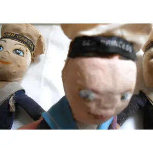 FOUR UNION CASTLE SOUVENIR DOLLS WITH AGE RELATED MARKS-SOLD TOGETHER INCLUDING  PRETORIA CASTLE DO