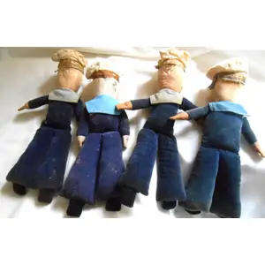 FOUR UNION CASTLE SOUVENIR DOLLS WITH AGE RELATED MARKS-SOLD TOGETHER INCLUDING  PRETORIA CASTLE DO