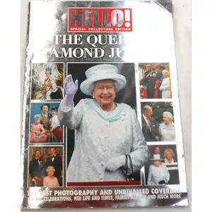 QUEEN ELIZABETH 11 COMMEMORATIVE DIAMOND JUBILEE EDITION 1952-2012 - HELLO MAGAZINE 196 PAGES