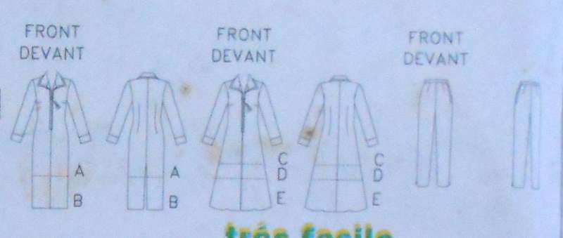 BUTTERICK 4733  DRESS-TUNIC-PANTS SIZE 12-14-16 COMPLETE-UNCUT-F/FOLDED