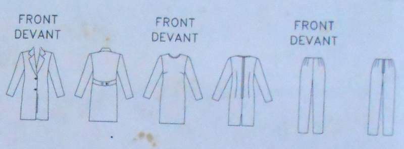 BUTTERICK 4737  JACKET-DRESS-PANTS SIZE 6-8-10 COMPLETE-CUT TO 10