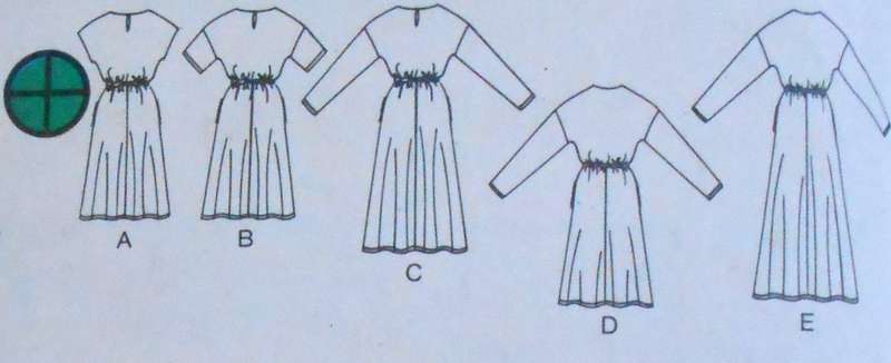 BUTTERICK 6510 PULLOVER DRESS SIZE 14-16-18 COMPLETE CUT TO 18
