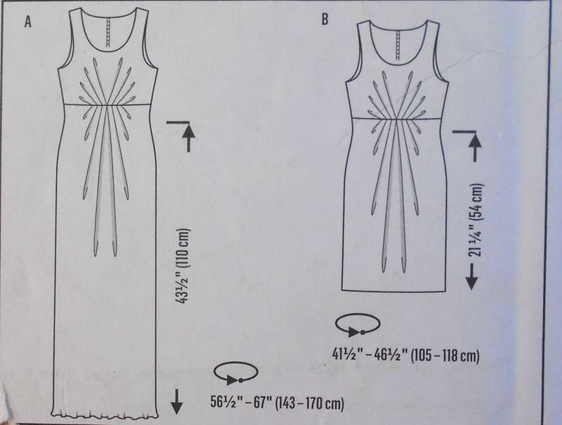 BURDA 7378 DRESS SIZE 10-22 COMPLETE CUT TO 14