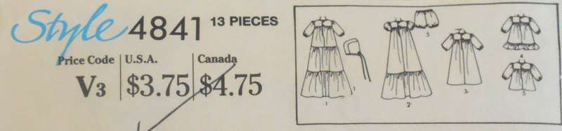 STYLE 4841 BABIES LAYETTE SIZE 6M COMPLETE