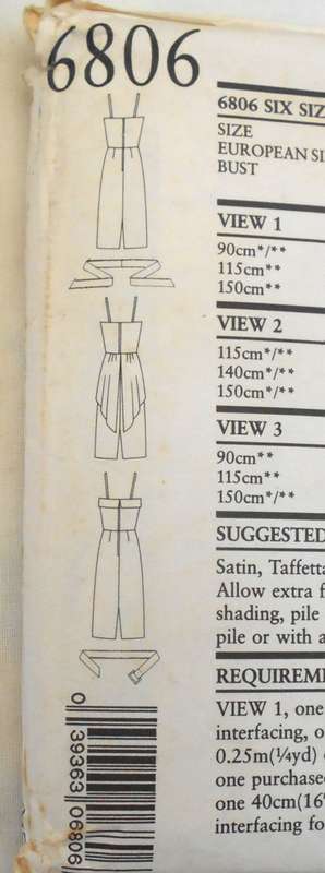 NEW LOOK PATTERNS 6806 STUNNING SHOESTRING STRAP DRESS WTH OVERLAY SIZE 6-16 COMPLETE-CUT TO 16