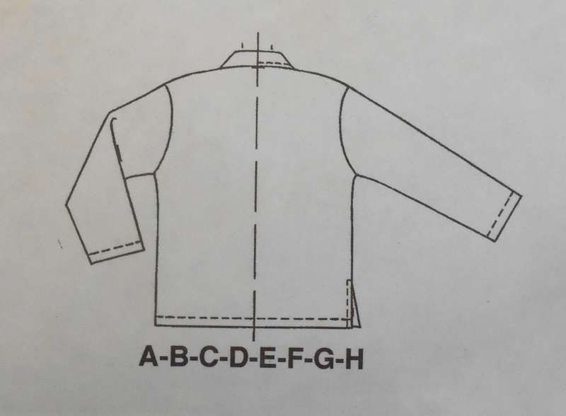 McCALLS 9639 UNISEX TRACKSUIT SHIRT-JACKET SIZE XXXL (50-52") COMPLETE-UNCUT-F/FOLDED