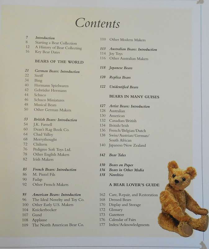 TEDDY BEARS-A COMPLETE GUIDE TO HISTORY-COLLECTING & CARE-188 PAGE HARD COVER BOOK WITH DUST JACKET