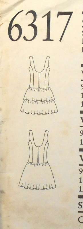 NEW LOOK 6317 FITTED BODICE DDRESS WITH KIRT TIERS SIZE 8-18 COMPLETE-CUT TO 18