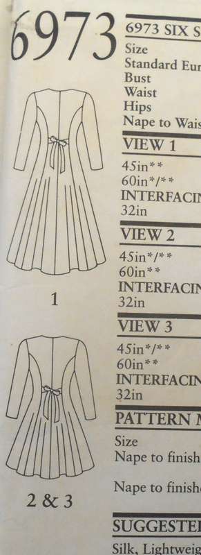 NEW LOOK 6973 FRONT BUTTON DRESS WITH VARIOUS NECKLINES SIZE 8-18 COMPLETE-CUT TO 18