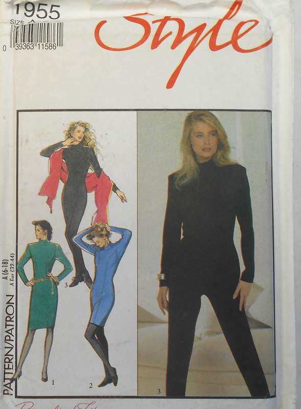 STYLE 1955 DRESSES & BODYSUIT SIZE 6-18 COMPLETE-UNCUT-F/FOLDED