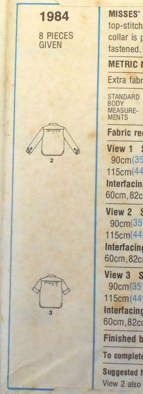 STYLE 1984 SET OF SHIRTS SIZE 14 BUST 92 CM COMPLETE