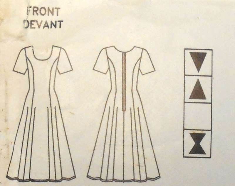 VOGUE 8311 FITTED & FLARED DRESS SIZE 14-16-18 COMPLETE-CUT TO 18-ZIPLOC