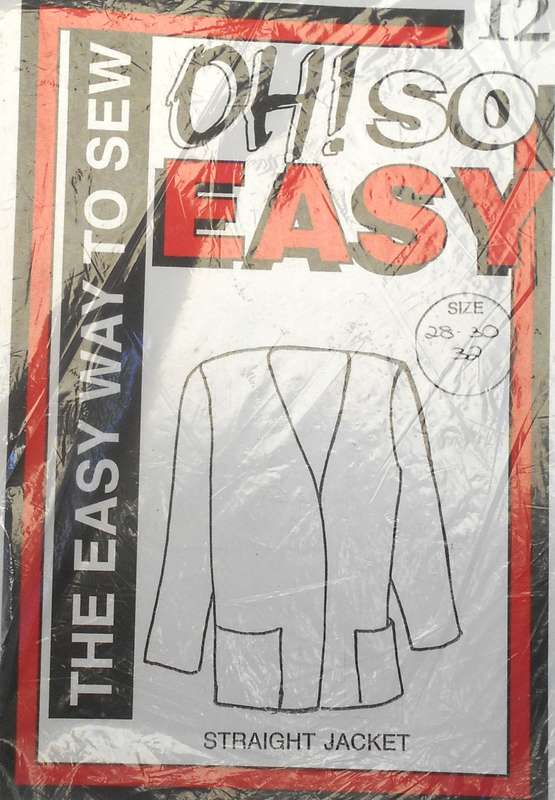 OH SO EASY 12 STRAIGHT JACKET SIZE 28-30-32 COMPLETE