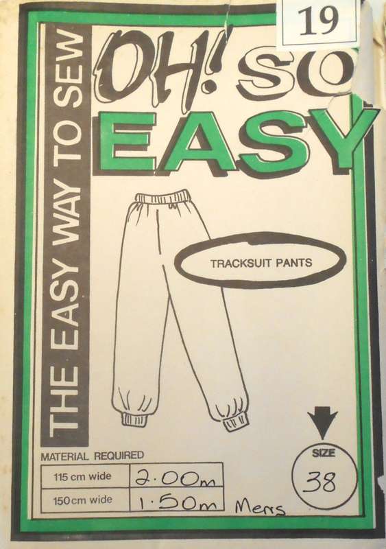 OH SO EASY 19 TRACKSUIT PANTS SIZE 38 COMPLETE-UNCUT-F/FOLDED