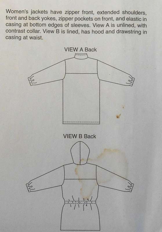 KWIK SEW 2839 WOMENS JACKET+HOODIE PLUS SIZES  1X-2X-3X-4X (114-144 CM) COMPLETE-UNCUT-F/FOLDED