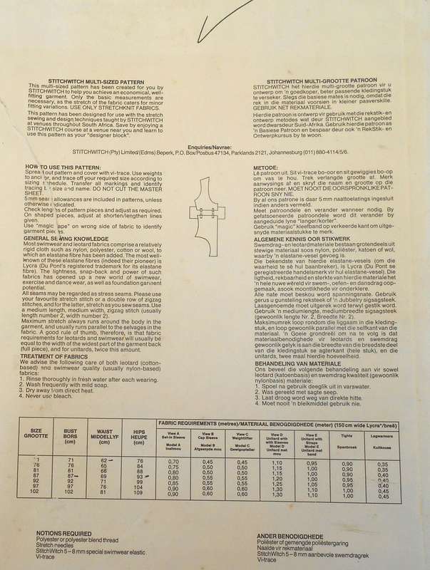 STITCHWITCH PATTERNS B010 LADIES WORKWEAR INCLUDES LEGWRMERS & TIGHTS SIZE 71-102 CM COMPLETE