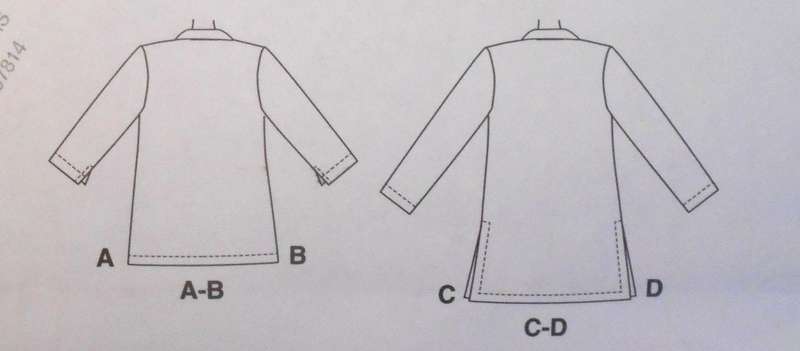 McCALLS 4111 PLEATED SHIRT IN 2 LENGTHS SIZE 12-14-16-18 COMPLETE-UNCUT-F/FOLDED