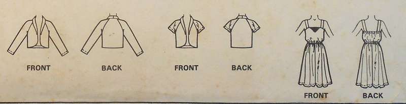 VINTAGE McCALLS 7989 JACKET & DRESS SIZE 14 BUST 36 COMPLETE