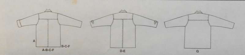 McCALLS 9020 UNISEX UNLINED OR LINED JACKET SIZE LARGE 42-44 COMPLETE-UNCUT-F/FOLDED