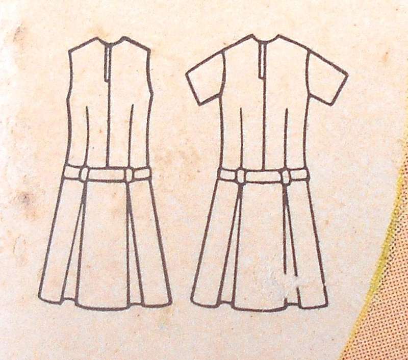 VINTAGE BUTTERICK 3017 LOW BELTER DRESS SIZE 10 BUST 29 COMPLETE