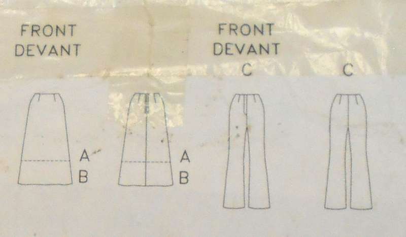 BUTTERICK 3220 SKIRT & PANTS SIZE 20-22-24 COMPLETE-CUT TO 20