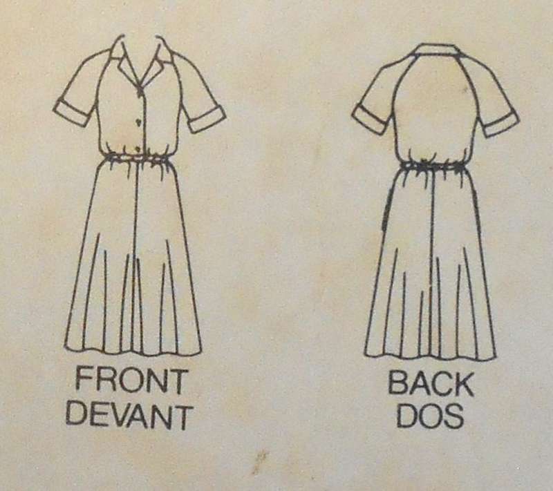 BUTTERICK 3802 LOOSE FITTING DRESS SIZE 14-16-18 COMPLETE-CUT TO 18