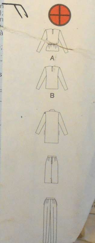 BUTTERICK 5728 JACKET-TOP-SKIRT-PANTS SIZE 6-8-10 COMPLETE-UNCUT-F/FOLDED